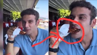 Duy Beni Kanat ( Caner Topcu )  Simit yiyiyor Ekimle