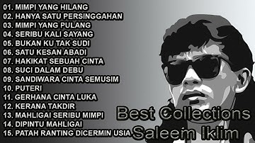 BEST OF THE BEST LAGU MALAYSIA | Saleem Iklim Full Album | SLOW ROCK MALAYSIA 80-90 AN |