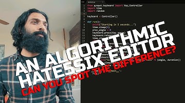 I developed an algorithm to edit hate5six videos for me. Can you spot the difference?