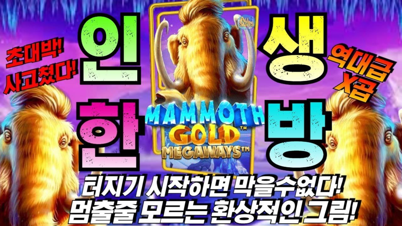 ⁣[슬롯보라]🔥MAMMOTH GOLD MEGAWAYS : 맘모스 골드 메가웨이즈🔥씨씨티비.com #슬롯생방송 #온라인슬롯 #프라그마틱슬롯 #슬롯실시간 #shorts