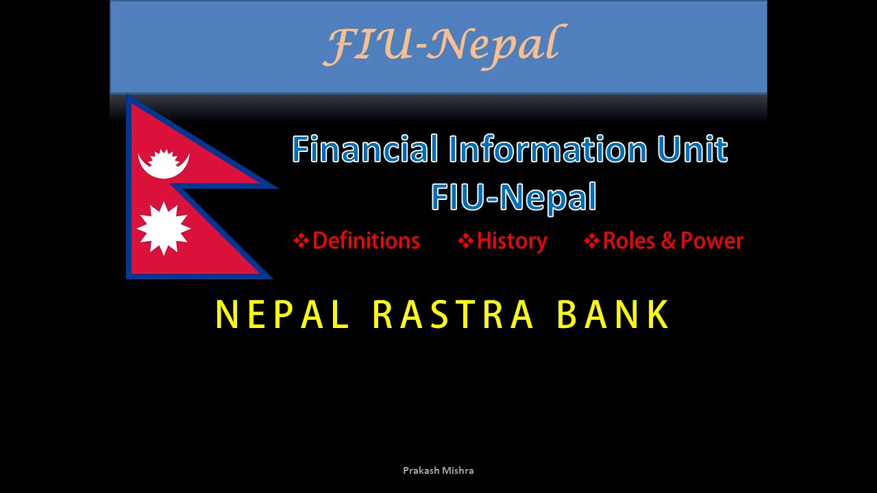 Financial Information Unit Fiu Nepal Definition Origin