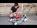 Lawnmower service - Step by step / Including carburetor cleaning (HONDA)
