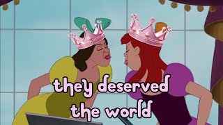 Anastasia and Drizella being iconic sisters for 5 minutes straight