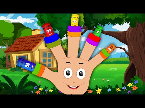 Crayons Finger Family Nursery Rhyme And Kids Songs 