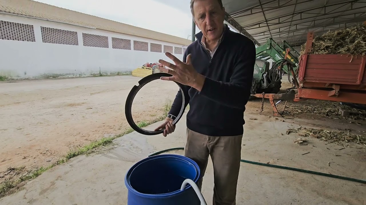 Multiplicar microrganismos autóctones através de extrato de composto.