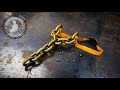 Golden Slingshot from a Tow Chain