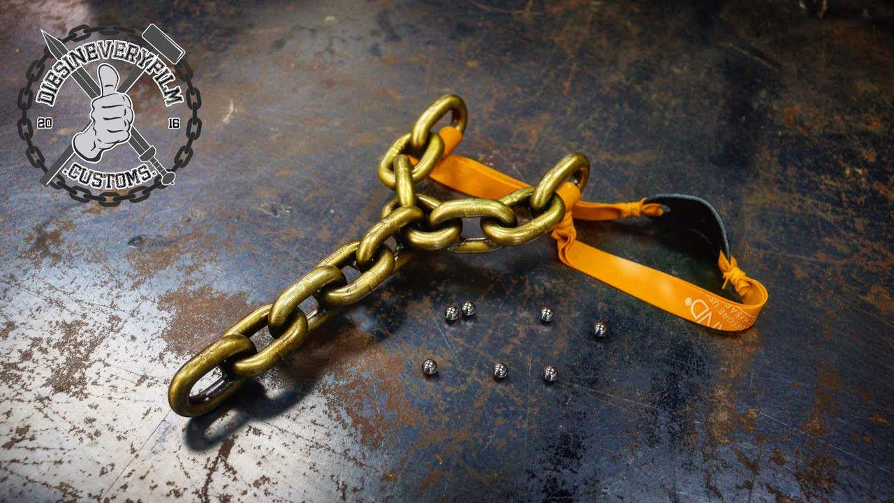 Making a Slingshot From Gold Chain YouTube