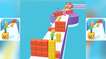 CUBE SURFER BY VOODOO NEW GAMEPLAY WALKTHROUGH PART 1 | LEVEL 1 - 10 |