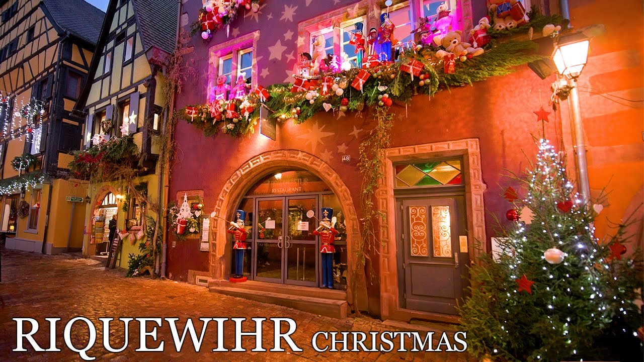 RIQUEWIHR 🇫🇷 🎄The Most Fairytale Christmas Experience In Alsace France 4K ( Captions )