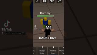 Megumi Fushiguro simple combo in Cursed Arena #roblox #capcut #anime #jjk #megumifushiguro