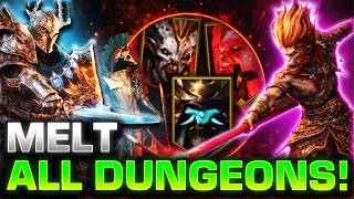 SMASHING DUNGEONS IN SECONDS! My FASTEST Speed Farm Teams | Raid Shadow Legends Guide