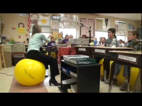 Balls Replace Chairs In Penn Manor School Classroom Youtube