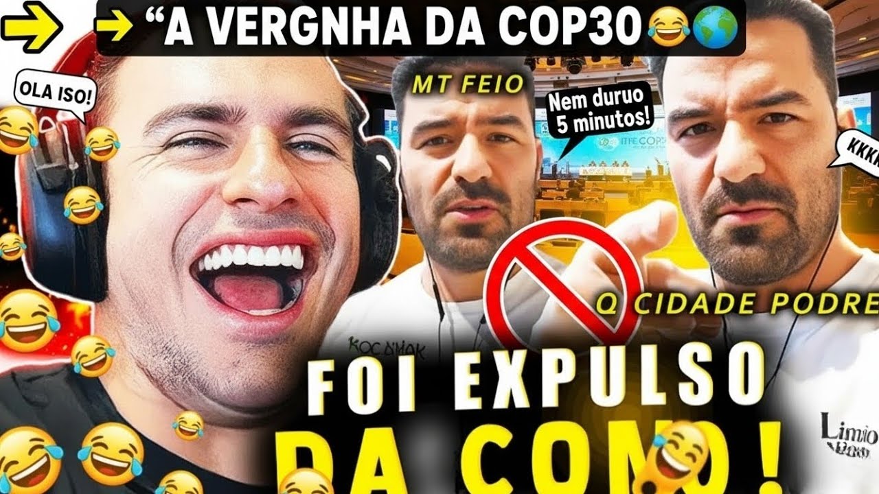 Arthur do val EXPULSO da COP30!! SUPER REACT - YouTube