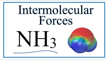 Intermolecular Forces for NH3 (Ammonia)
