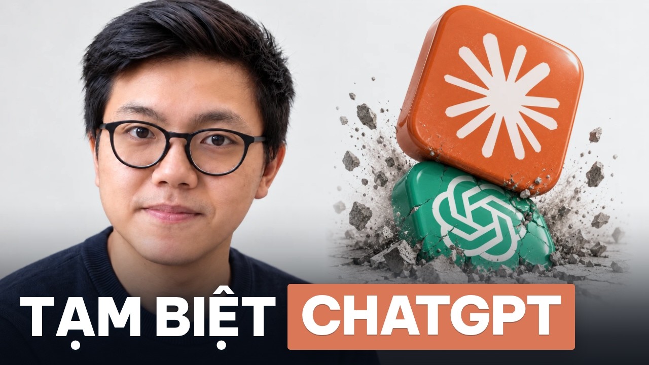 Thumbnail video Vì Sao Mình Bỏ ChatGPT Sang Claude