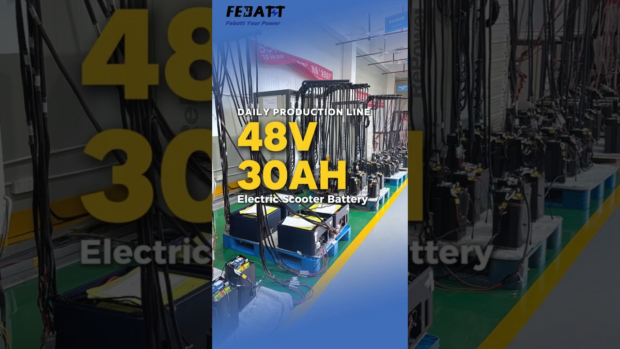 Inside the Factory: Mass Production of 48V 30Ah E-Bike Batteries
