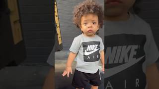 King Harris Jr. Hanging Out With Mommy On The Front Porch ⭐️🤎♥️🧸