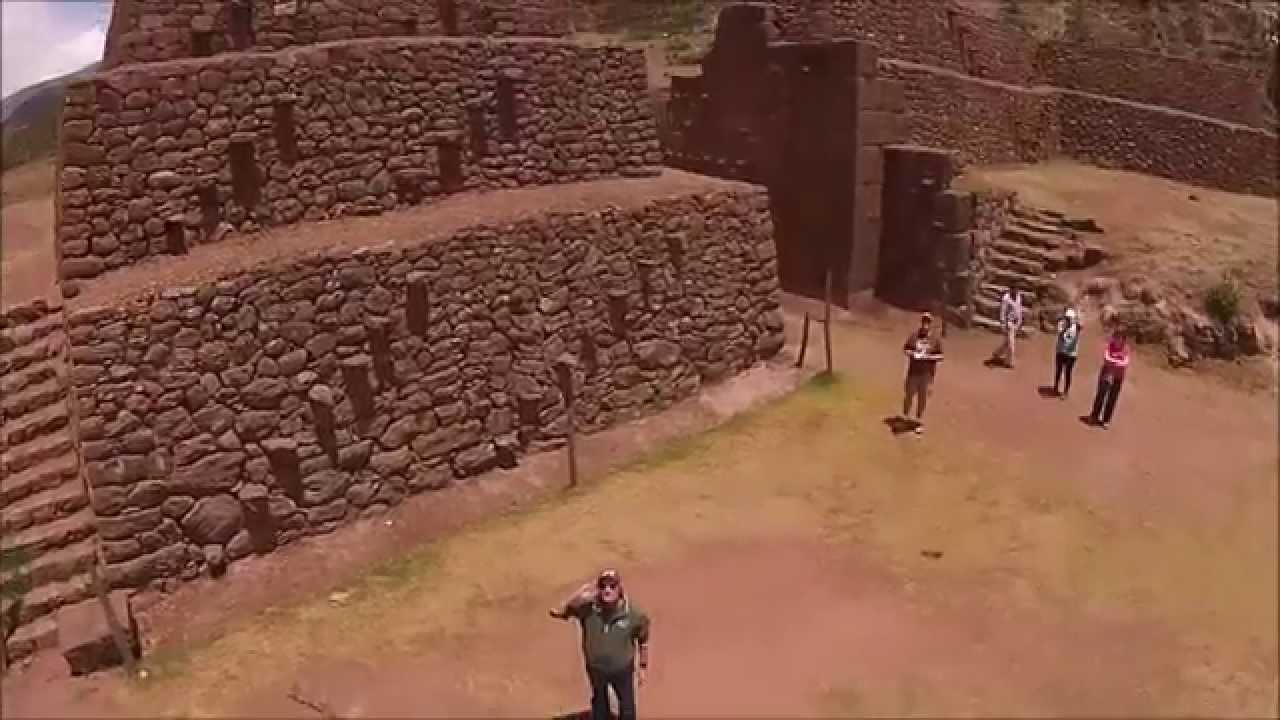 Cusco Peru: Flying Over The Gate Of The Sun