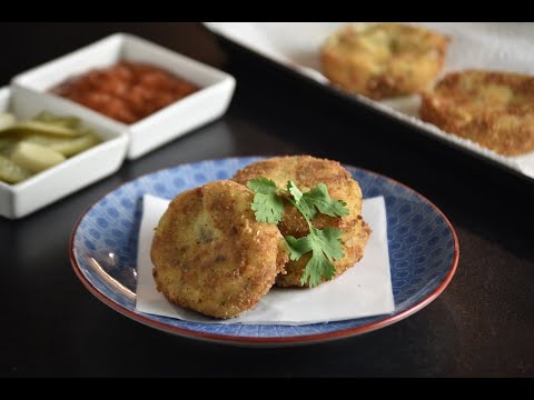      كروكيت البطاطس باللحمة المفرومة