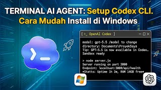 Copilot Udah Kuno? Cara Install OpenAI Codex CLI di Windows (Setup AI Agent)