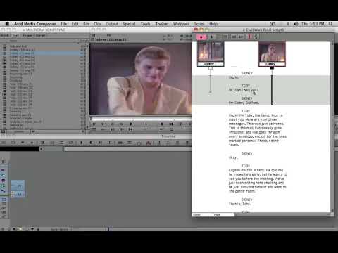 Avid Tutorial - 57 - ScriptSync - YouTube
