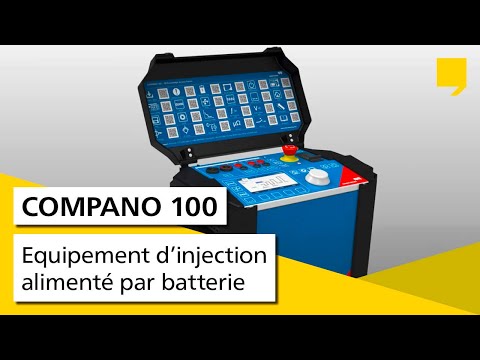 COMPANO 100 - Equipement d’injection alimenté par batterie