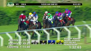 Vidéo de la course PMU PREMIO CLASICO JUAN SHAW