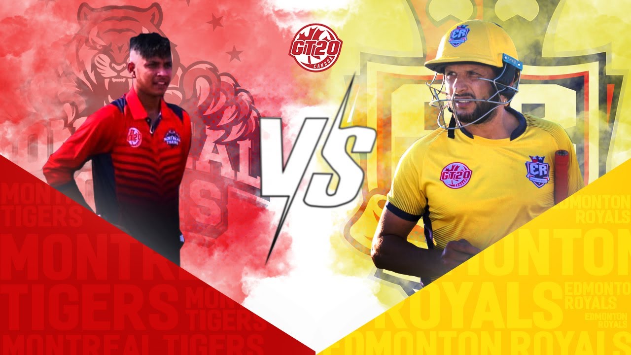 Montreal Tigers vs Edmonton Royals | GT20 Canada Season 1 Match 9 Highlights