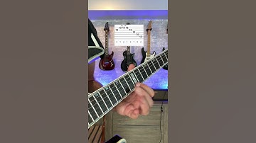 E Phrygian Run on guitar #shorts