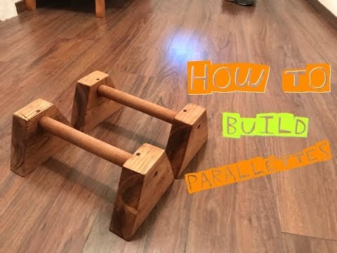 Diy How To Build Parallettes From Wood Youtube