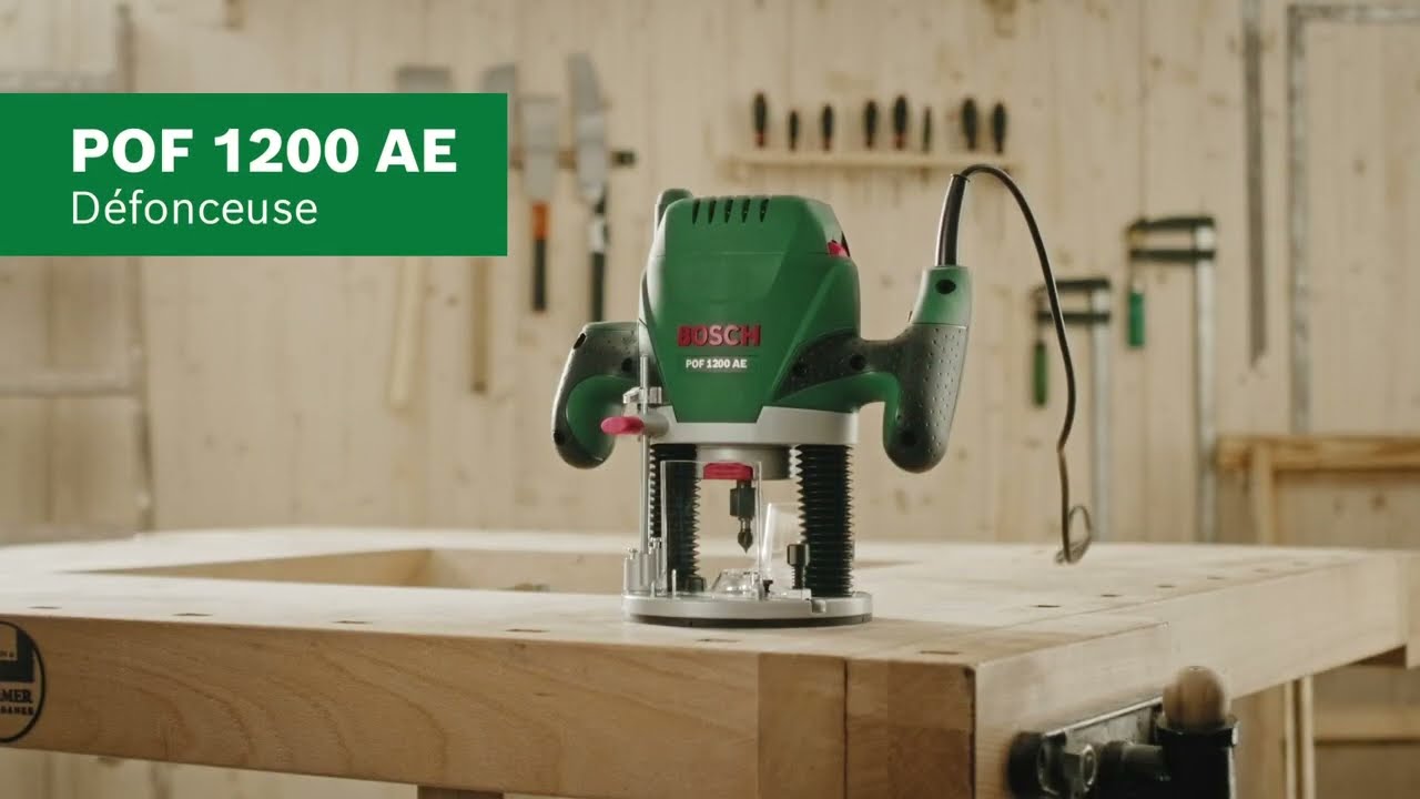 Défonceuse Bosch POF 1400 ACE - L'Atelier Bois