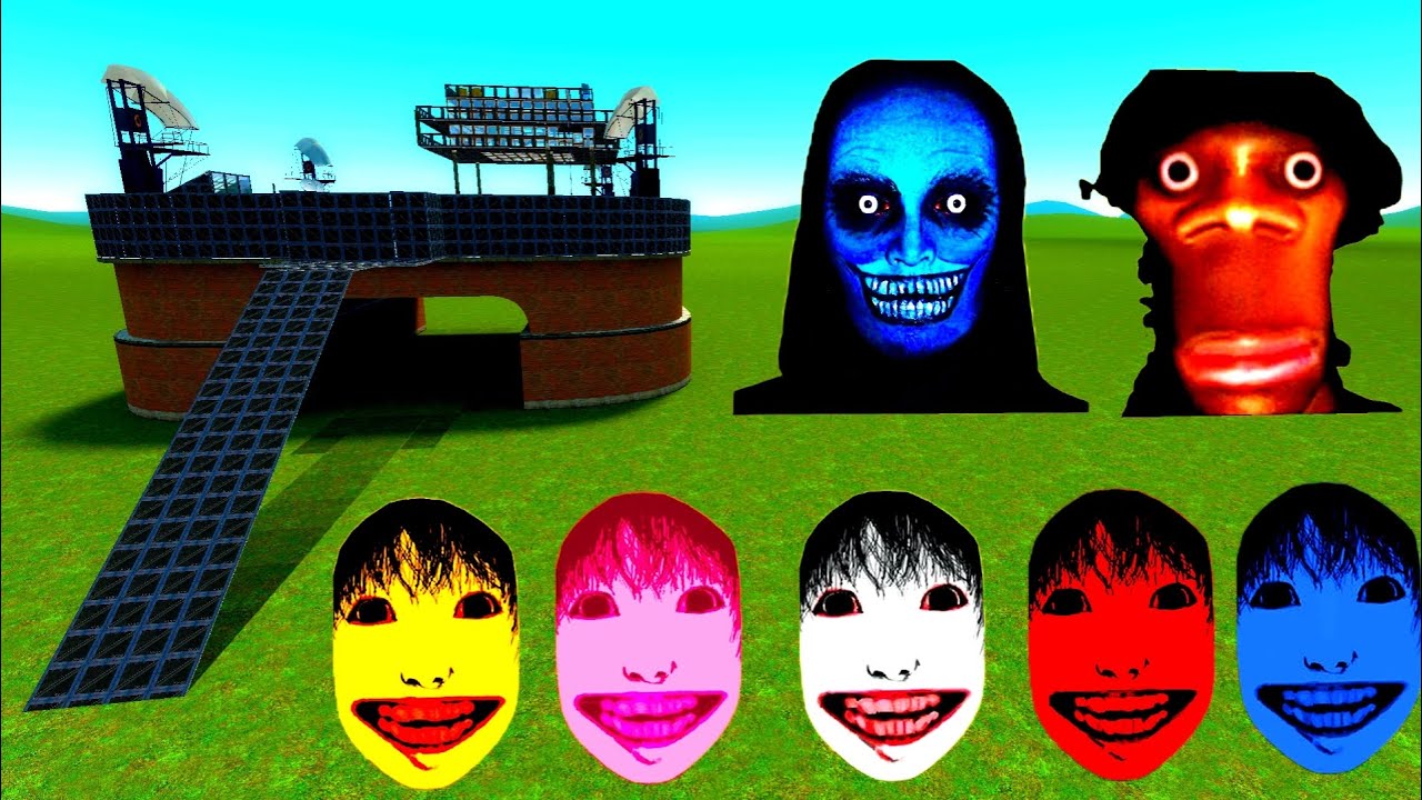 All Horror Nico Nextbot is Calling me in Combine Base | Garry's mod