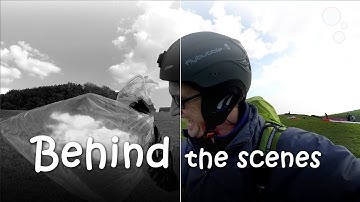 Behind the scenes (I caught a cloud on my paraglider)