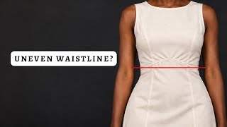 WAIST SEAM PROBLEMS: WHY YOUR GARMENT WAISTLINE RISES OR DROPS AND HOW TO FIX IT 