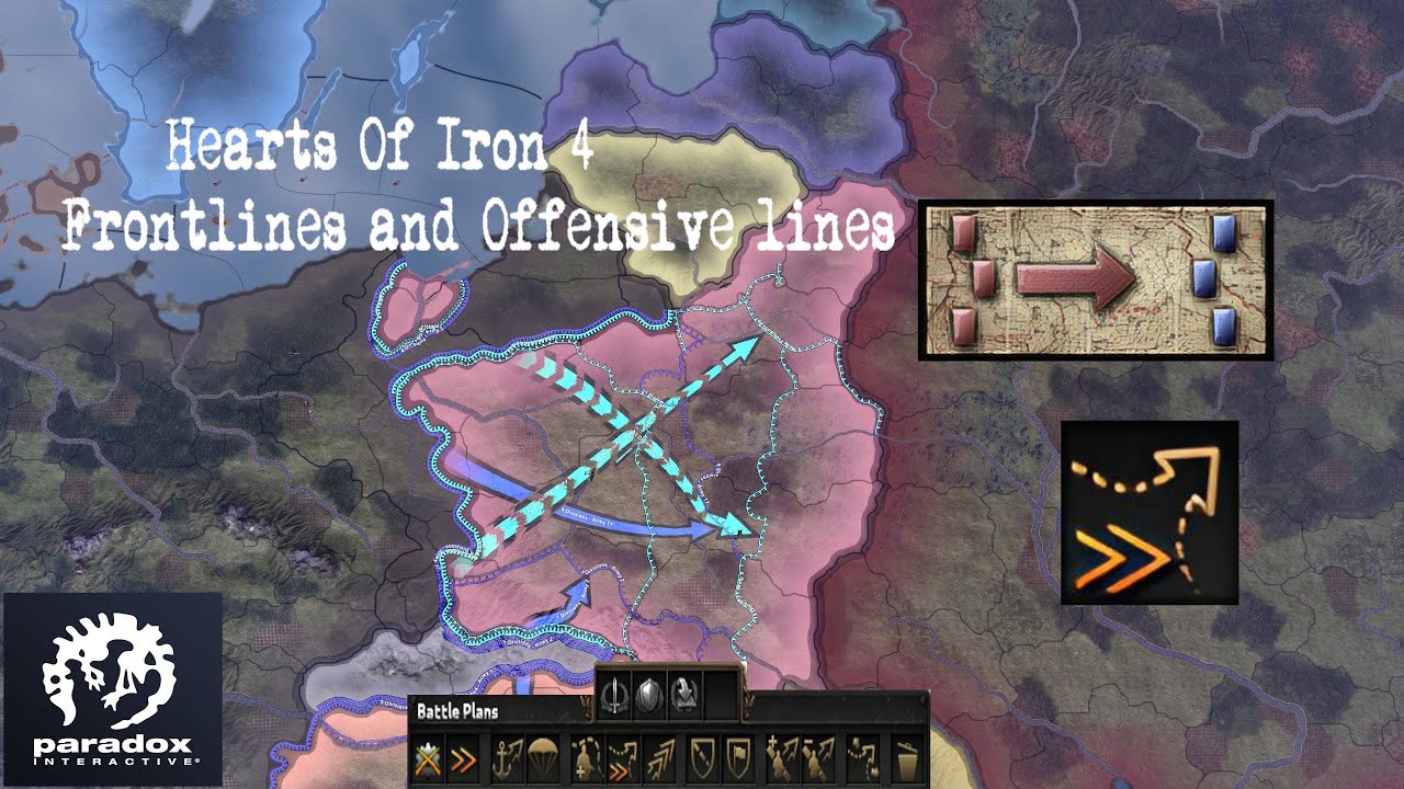 Hearts of Iron 4 How to: Frontlines and Offensive Lines