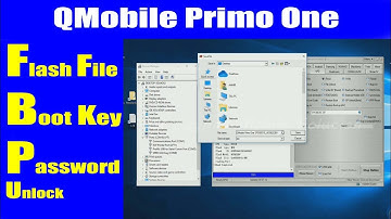 QMobile Primo One SPD6531E Flash File + Boot Key + Password Unlock