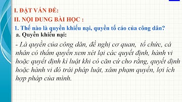GDCD 8 TUẦN 25   TIẾT 24   Bài 18  Quyền khiếu nại, tố cáo của công dân   Hiền