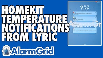 Temperature Sensor Notifications from a Lyric via Apple HomeKit