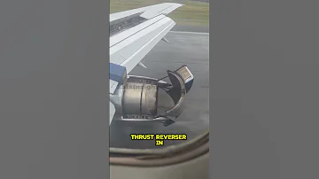 What Happens When A Plane Lands Thrust Reverser In Action Aviation AirplaneLanding 