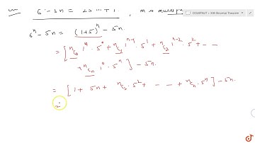 Using binomial theorem, prove that `6^n-5n` always leaves he remainder 1 when divided by 25.
