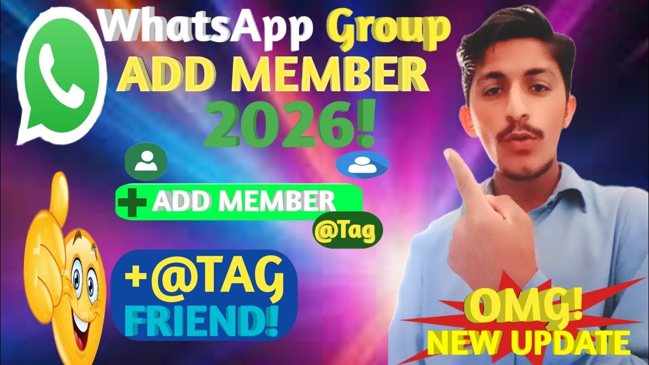 WhatsApp Group Add Member @Tag Feature | New Update 2026 😱