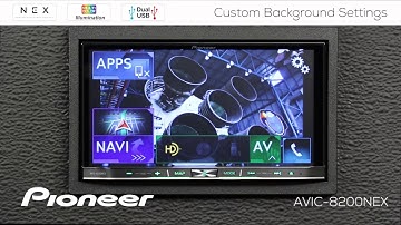 How To - Custom Background Images and Colors Pioneer NEX Receivers 2017
