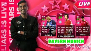 PES 21 MOBILE  FRIENDLY + FC BAYERN  IM PACK OPENING | ROAD TO 90K SUBSCRIBERS