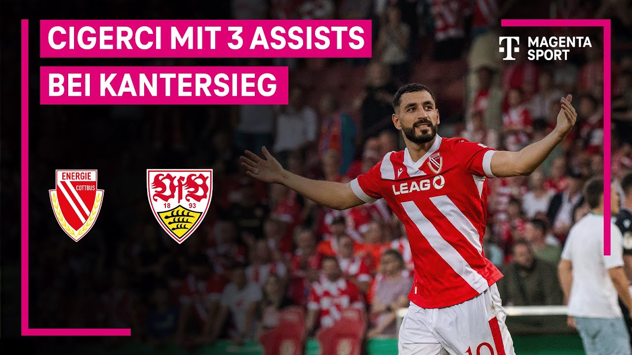 FC Energie Cottbus - VfB Stuttgart II, Highlights mit Live-Kommentar | 3. Liga | MAGENTA SPORT