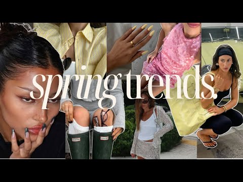 *SPRING 2025* Fashion Trends! ☁️🌸🛵 what the "it girls" are wearing this season!