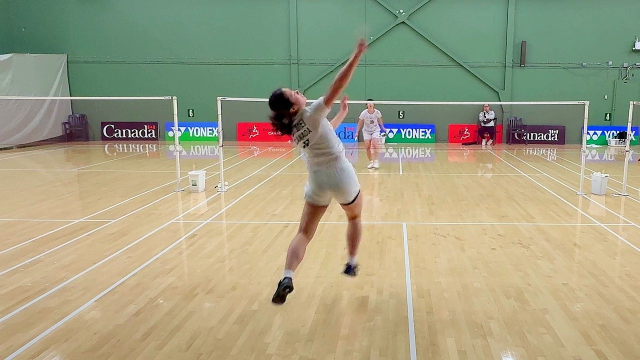 Semi Final-Girls U19 Singles--Abbie Leung Vs Cinra Mei--Junior Elite Badminton.