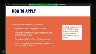 Webinar II: Partnership & Project Support - Africa-Europe Spaces of Culture 2026