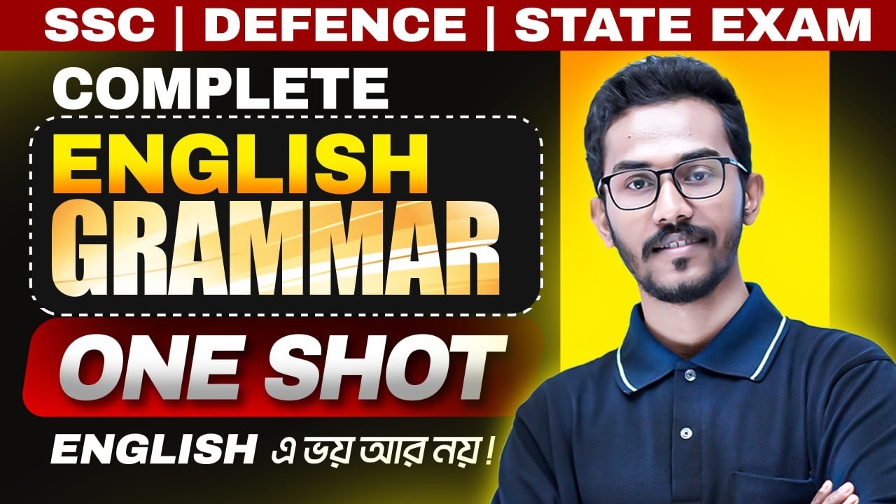 Complete English Grammar in ONE SHOT ! Complete Basics of English ! By Bijoy Sir