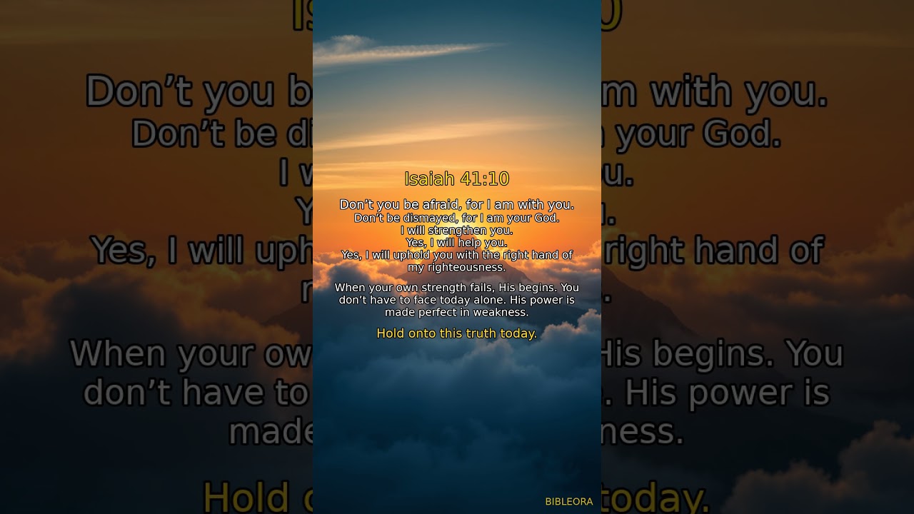 God's Word: Hope & Promise | Isaiah, Chapter 41