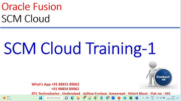 Oracle Fusion SCM Cloud | Cloud SCM  | Fusion Cloud | Training | Placement | Demo | SCM Cloud